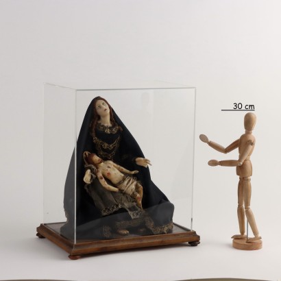 Nuestra Señora de los Dolores con Cristo en Cera