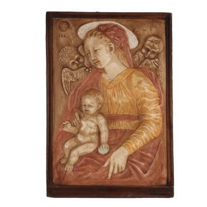 Madonna con Bambino Bassorilievo in Gesso