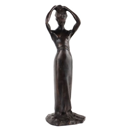 Sculpture Ancienne Femme Trubetskoy Italie '900 Sculpture Bronze
