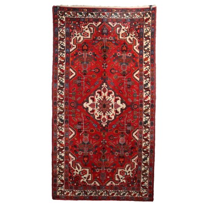 Vintage Bakhtiari Carpet 1950s-60s Cotton Wool Big Knot Furnishing