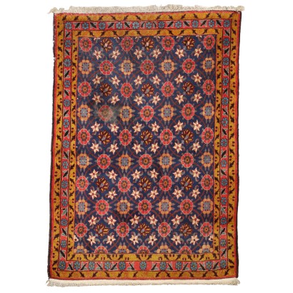 Vintage Veramin Teppich Iran 60er-70er Jahre Mobiliar Wolle Baumwolle