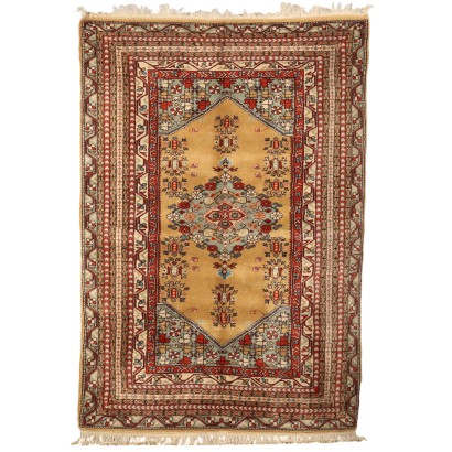 Vintage Melas Carpet Turkey 70s-80s Furnishing Wool Big Knot