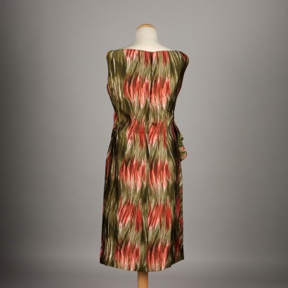 Drapiertes Vintage-Kleid