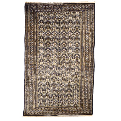 Vintage Ardebil Carpet Iran 70s-80s Cotton Wool Fine Knot Furnishing