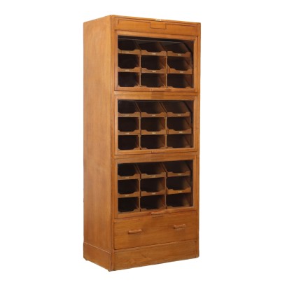 Haberdashery Display Cabinet Dudley & Co. Ltd. '900 Oak Wood