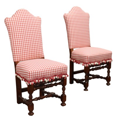 Paar barocke Rocchetto-Stühle