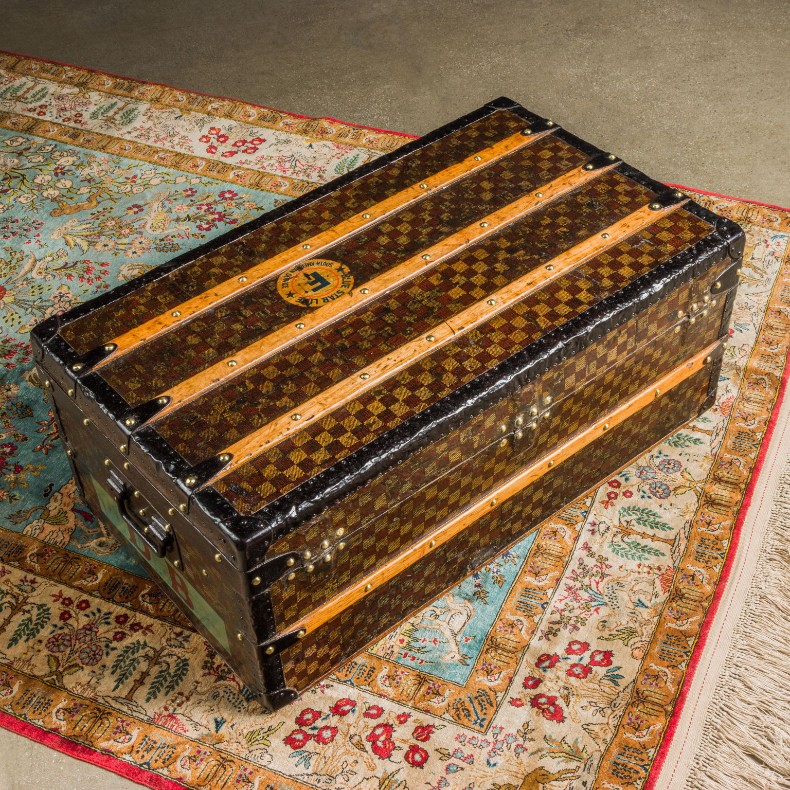 Steamer Trunk from Louis Vuitton, 1890s for sale at Pamono