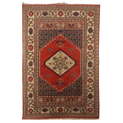 Vintage Melas Carpet Turkey 70s-80s Furnishing Cotton Big Knot