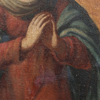 Madonna rezando pintura
