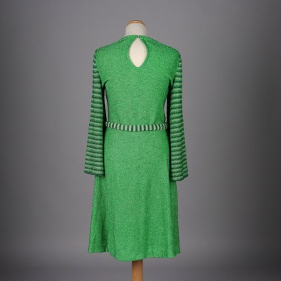 Grünes Vintage-Kleid