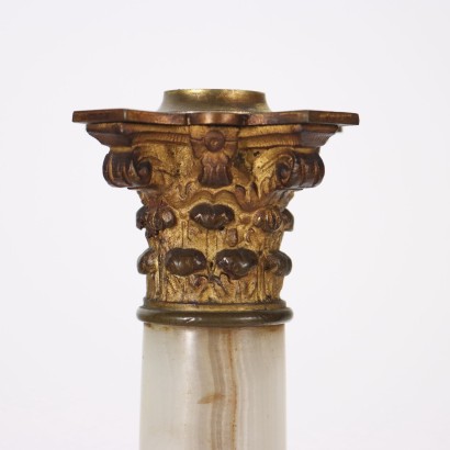 Column in Gilded Bronze and Onyx