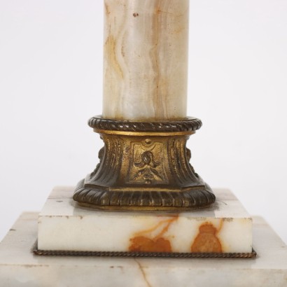 Column in Gilded Bronze and Onyx