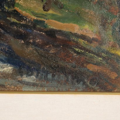 Gemälde mit Landschaft von Giovanni Balans,L'Olona,Giovanni Balansino,Giovanni Balansino,Giovanni Balansino,Giovanni Balansino