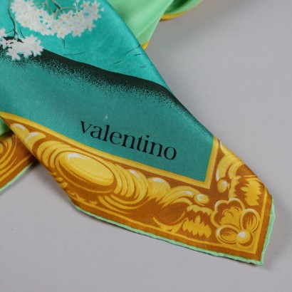 Foulard en soie à fleurs Valentino