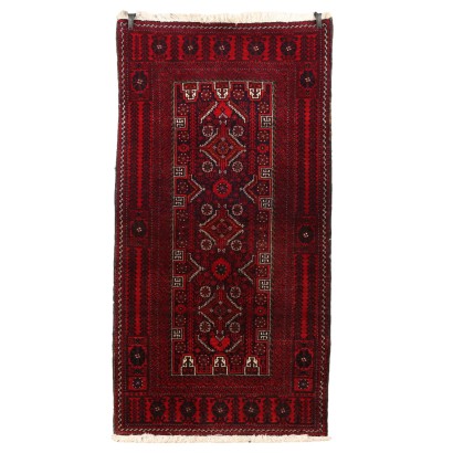 Ancient Beluchi Carpet Iran Cotton Wool Big Knot Furnishing Handmade