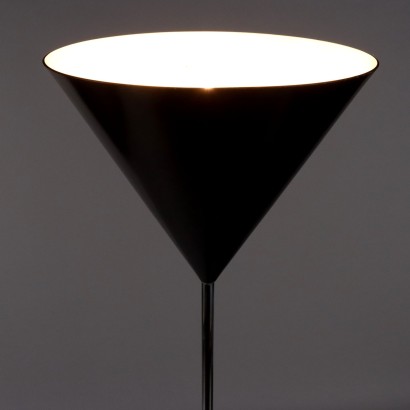 Design Lampe Imbuto LTE5 Azucena der 1970er Jahre Lackiertes Aluminium