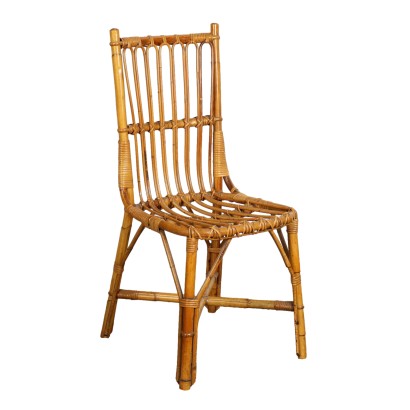 Vintage Stuhl der 1960er Jahre Essentiellen Linien Bambus