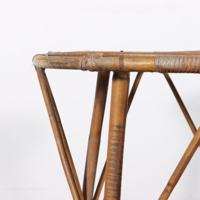 Mesa de centro de bambú de los años 60.