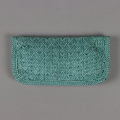 Vintage Aqua Grüne Clutch Tasche