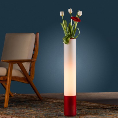 Vase à Fleurs Illuminé 2483/1 FontanaArte Modernisme Eclairage