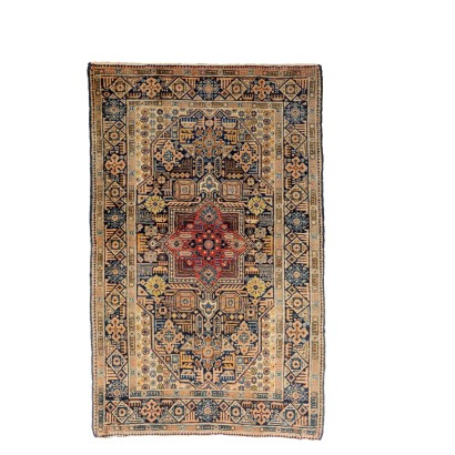 Handmade Tabriz Carpet Iran Cotton Wool Big Knot