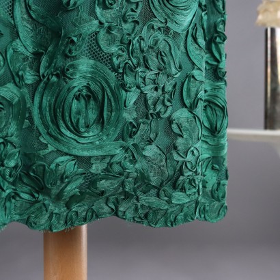 Vintage Grünes Kleid 70er Jahre