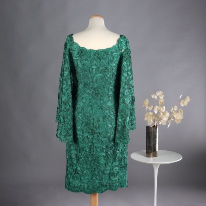 Robe verte vintage des années 70