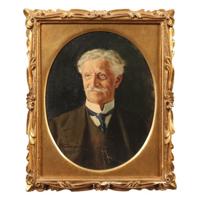 Pintado con retrato masculino 1928