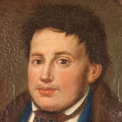 Portrait peint d'un jeune homme