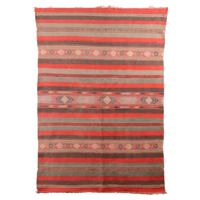 Vintage Kilim Teppich Iran Baumwolle Feiner Knoten Handgefertigt