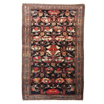 Vintage Lilian Carpet Iran Cotton Wool Big Knot Handmade
