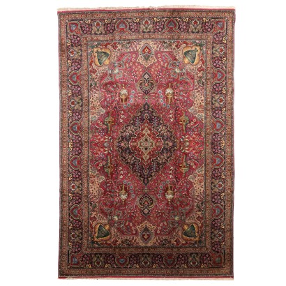 Persian Tabriz Carpet 50 Raj Cotton Wool Ancient Rugs