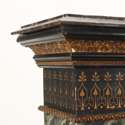 Column in Painted Wood