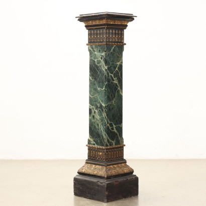 Column in Painted Wood