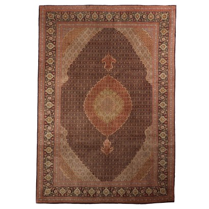 Tabriz Asiatischer Teppich Wolle Baumwolle 60er-70er Jahre