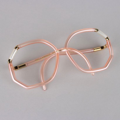 Ted Lapidus Pink Glasses Vintage Clothing and Textiles