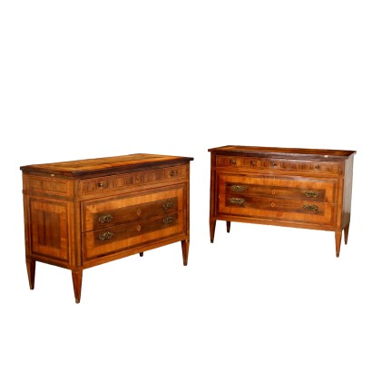Antiques Chest of Drawers in Louis XVI Style Maple Italy XVIII Century