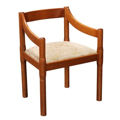 Vintage Stuhl Cassina Carimate Buchenholz der 70er Jahre