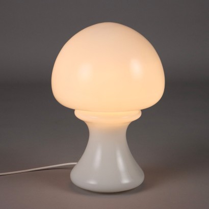 Lampe der 1970er Jahre Glas Italien Vintage Beleuchtung