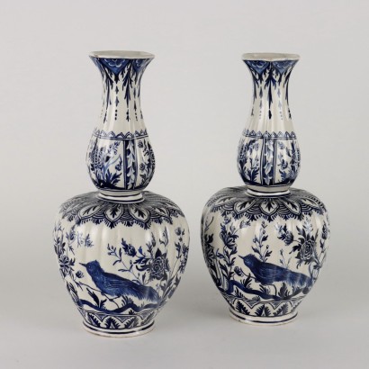 Paire de vases de Delft