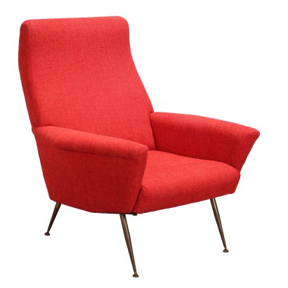 Vintage Sessel aus Stoff und Schaum der 50er-60er Jahre