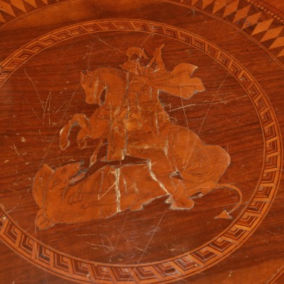 Inlaid Round Table