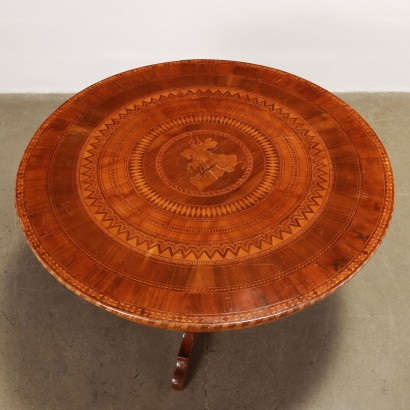Inlaid Round Table