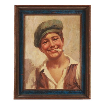 Gemälde von Antonio Vallone, Porträt eines Straßenjungen, Antonio Vallone, Antonio Vallone, Antonio Vallone, Antonio Vallone, Antonio Vallone