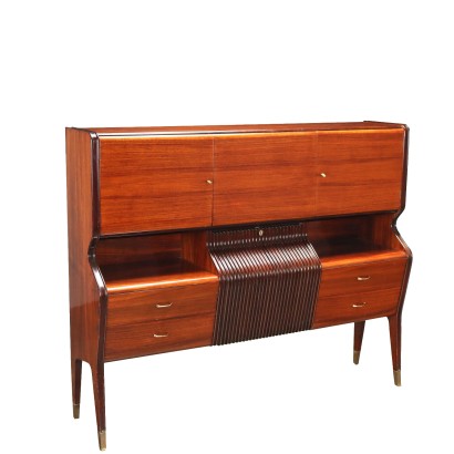 Vintage Cabinet O. Borsani Exotic Wood 1950s-60s