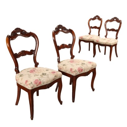 Groupe de chaises Louis Philippe