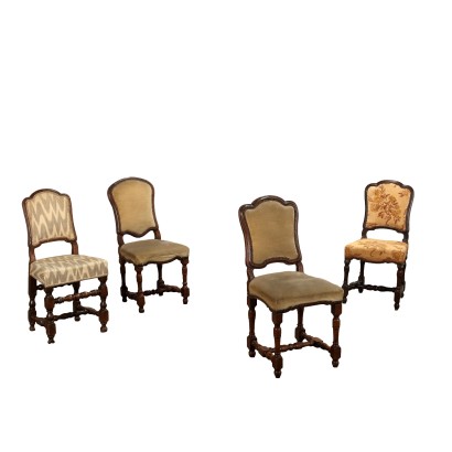Grupo de sillas barrocas
