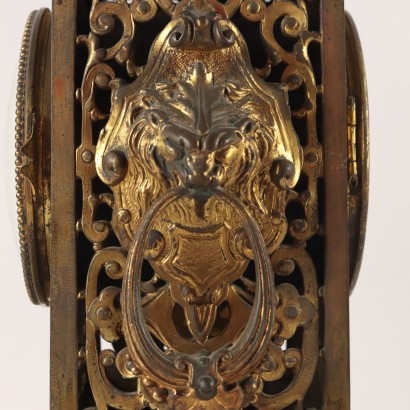 Horloge de table en bronze doré