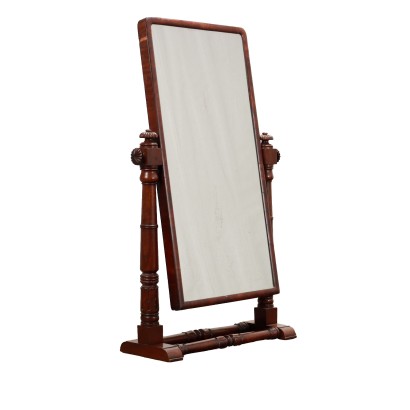 Miroir Ancien Louis Philippe en Acajou Italie du XIXe Siècle