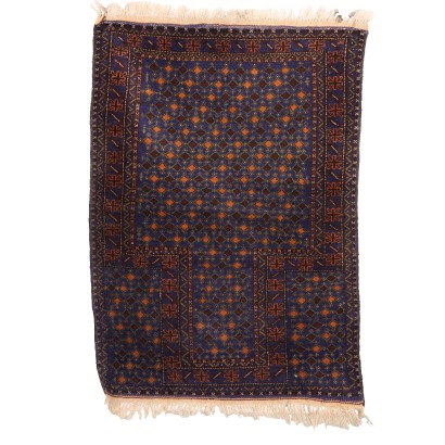 Antiker Beluchi Teppich Iran Wolle Feiner Knoten Handgefertigt